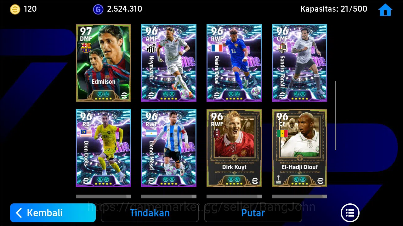 eFootball Accounts ANDROID|PW 3181|Legend Pele|Epic L Matthaus, Edmil image 4
