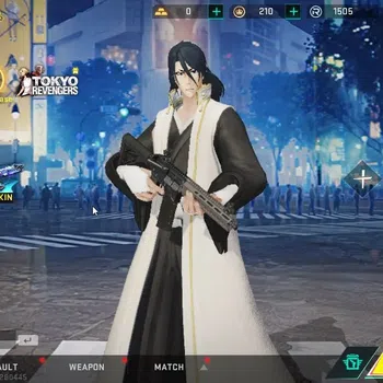 Blood Strike Collab Skin ASIA|Collab BLEACH [Ethan - Byakuya]|Legendary [M4 image 1