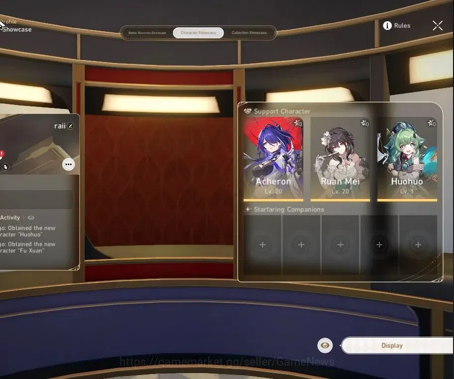 Honkai Star Rail Accounts Asia | TL 4 | 4 Limited | Acheron, Huohuo, Dante,  image 2
