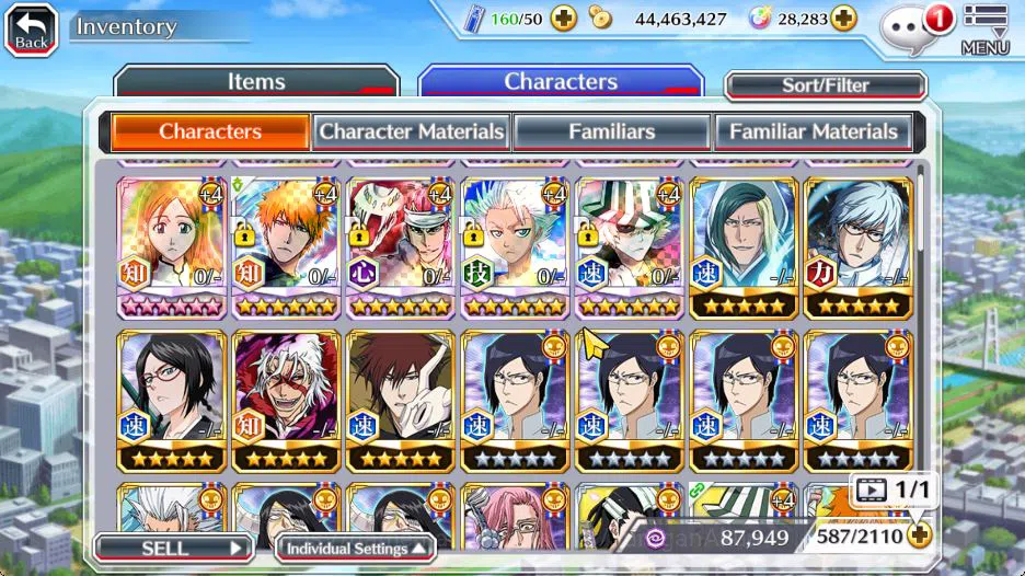 Bleach: Brave Souls Accounts Mid-Tier [GLOBAL]28K Orbs|Ichigo 7th,Retsu Brave,Ulquiorra Unleashed,Lisa Hollowfied,Etc|Klab 7