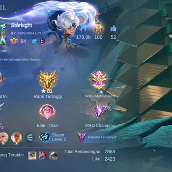 Mobile Legends: Bang Bang Collector GLOBAL|Skin 294|Hero 131|prime GR,LB karina,LB RGR image 1