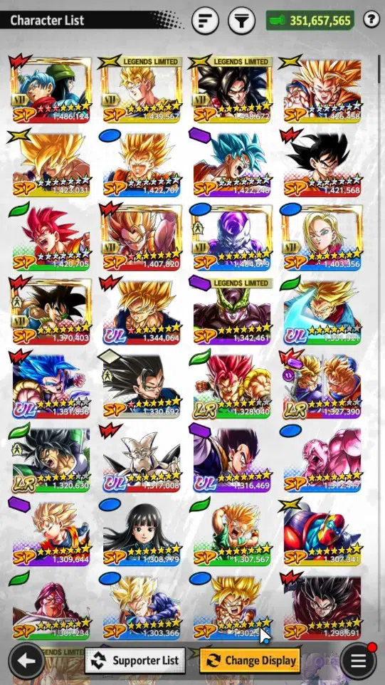 Dragon Ball Legends Accounts Android | Lvl 158|Ready PVP|351M Total Power|3 LR| image 9