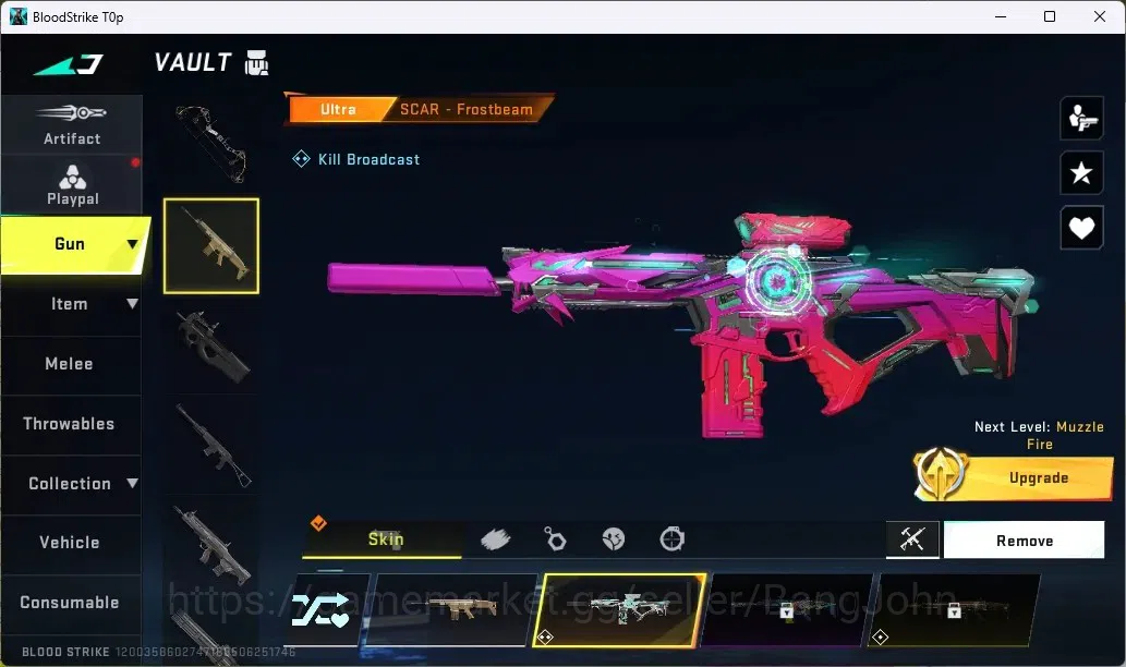 Blood Strike Accounts ASIA | 1 ETERNAL: Vector Shadowdrake | 1 TR Strike image 4