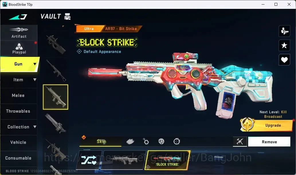 Blood Strike Accounts ASIA | 1 ETERNAL: Vector Shadowdrake | 1 TR Strike image 5