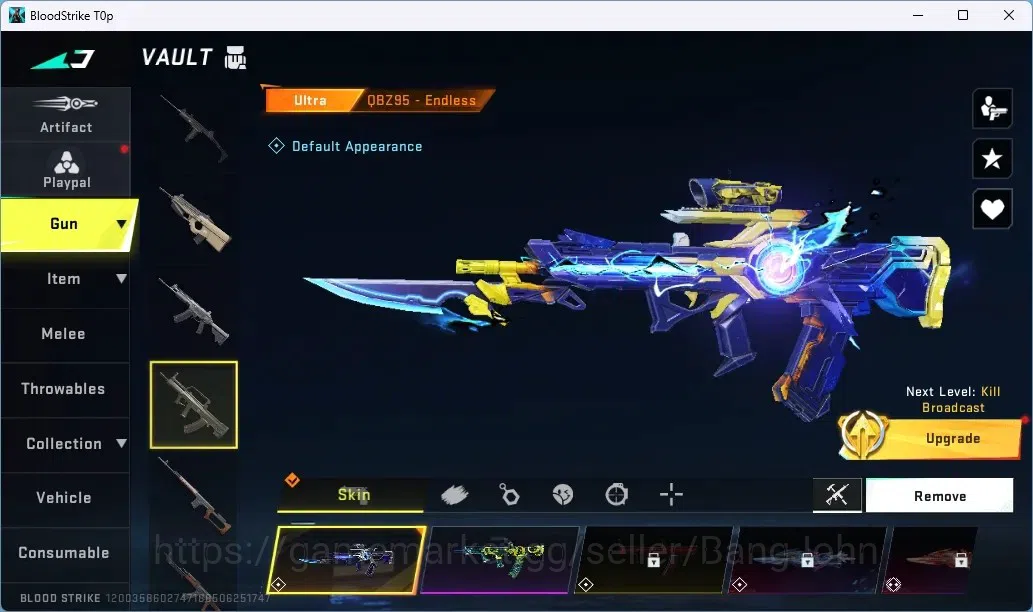 Blood Strike Accounts ASIA | 1 ETERNAL: Vector Shadowdrake | 1 TR Strike image 6