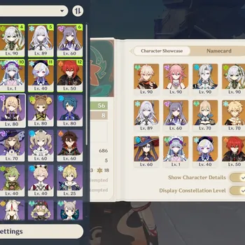 Genshin Impact Accounts Others ASIA |AR 56|5 Limited +6 Standard| ( Neuvillette C1, Skirk, Yae Miko, Nahida, Kazuha ) |2 5