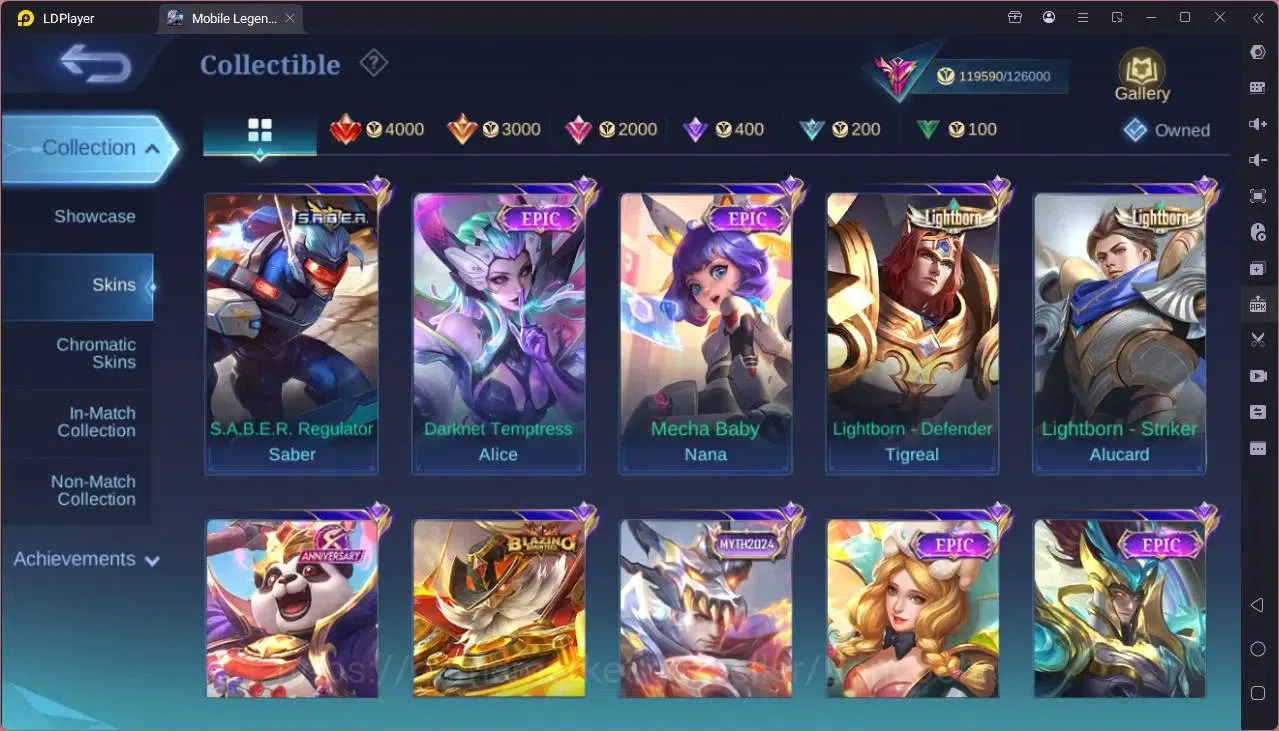 Mobile Legends: Bang Bang Accounts Global|Hero 133|Skin 370|Exalted|Legend Freya|Prim image 11
