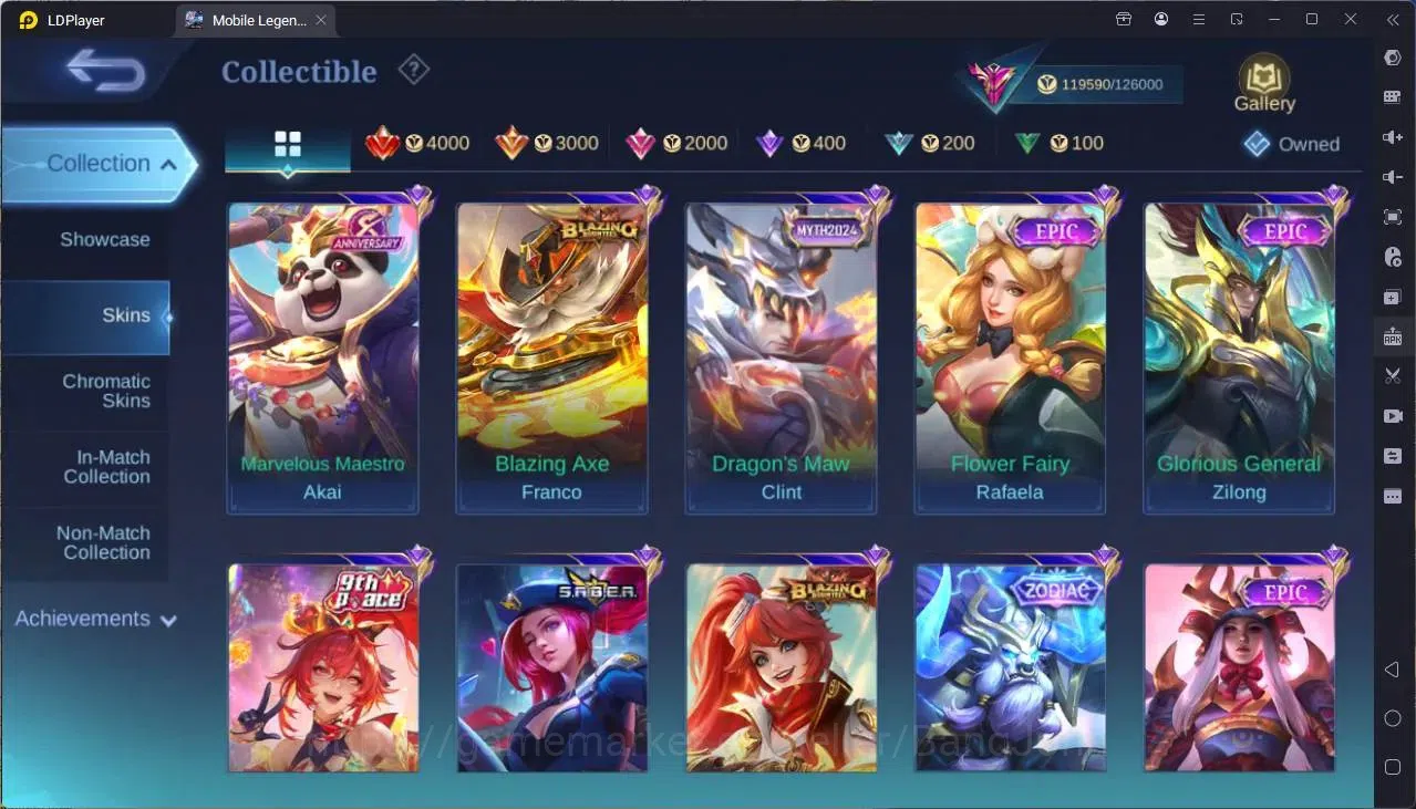Mobile Legends: Bang Bang Accounts Global|Hero 133|Skin 370|Exalted|Legend Freya|Prim image 12