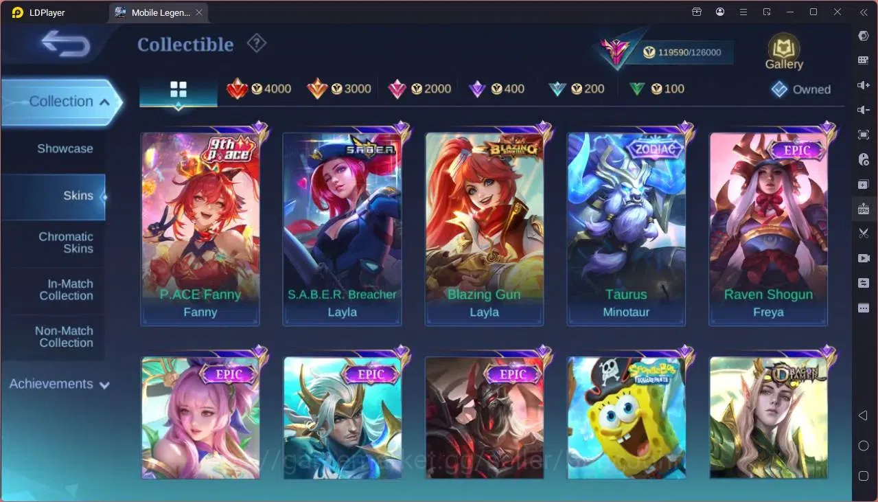 Mobile Legends: Bang Bang Accounts Global|Hero 133|Skin 370|Exalted|Legend Freya|Prim image 13