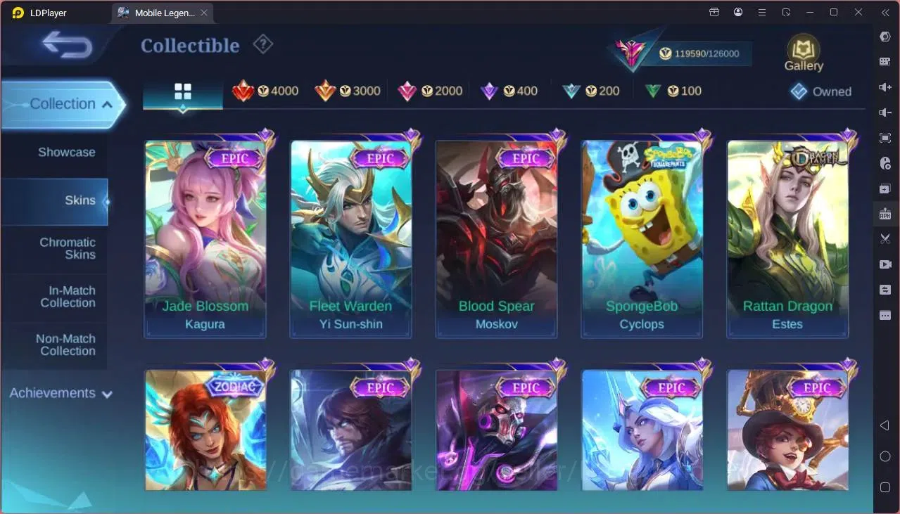 Mobile Legends: Bang Bang Accounts Global|Hero 133|Skin 370|Exalted|Legend Freya|Prim image 14
