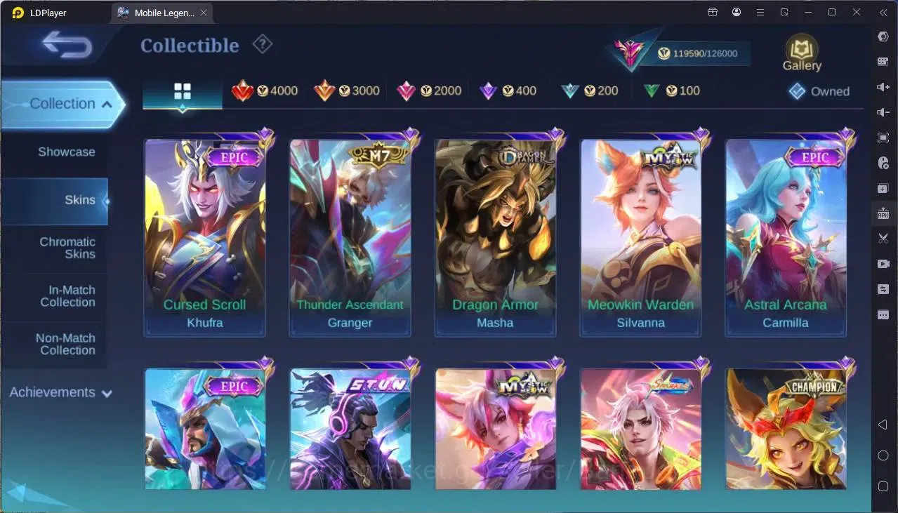 Mobile Legends: Bang Bang Accounts Global|Hero 133|Skin 370|Exalted|Legend Freya|Prim image 20