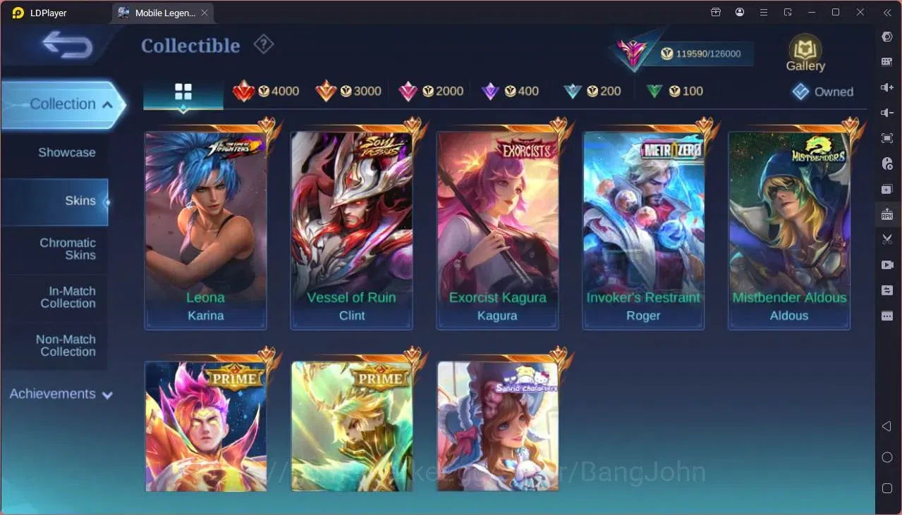 Mobile Legends: Bang Bang Accounts Global|Hero 133|Skin 370|Exalted|Legend Freya|Prim image 7