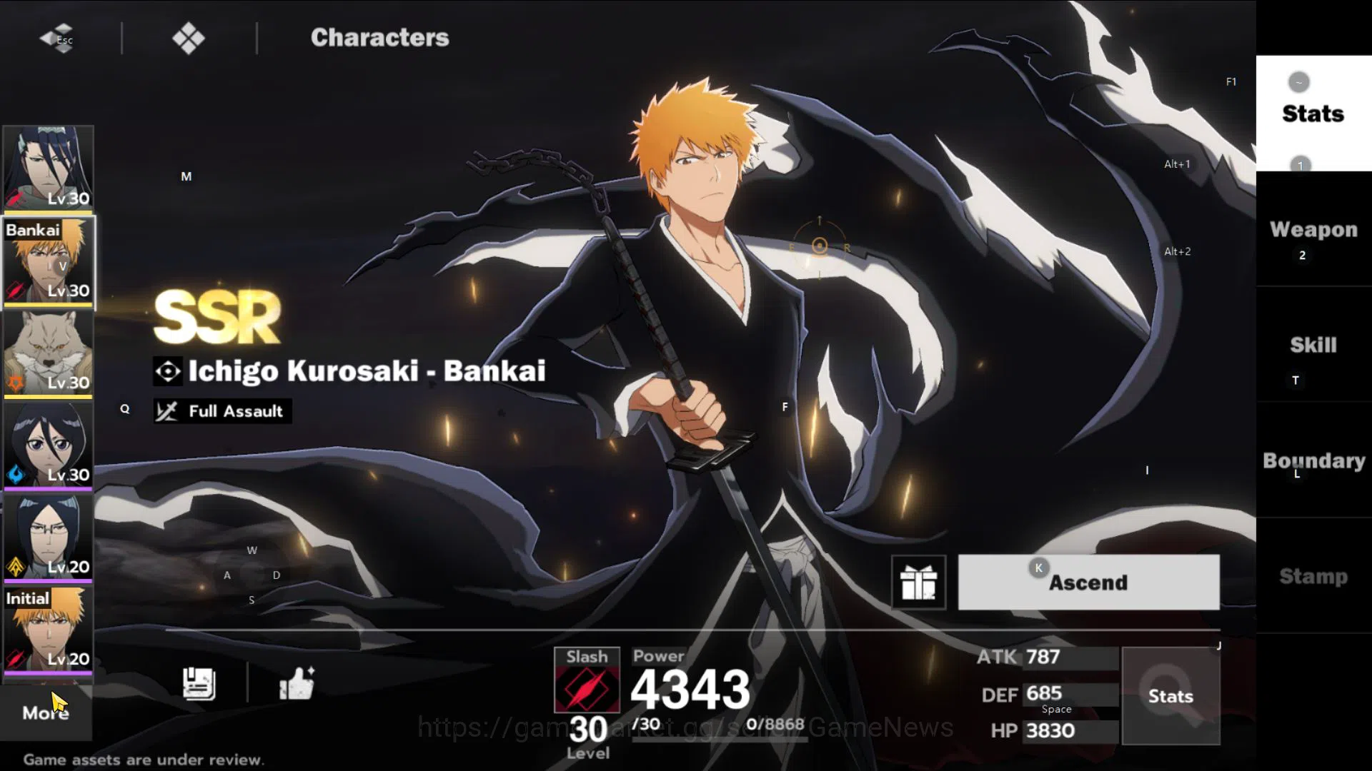 BLEACH: Soul Resonance Accounts [Nuverse SEA Server] Lv 18|3 SSR (Byakuya,Ichigo,S image 10