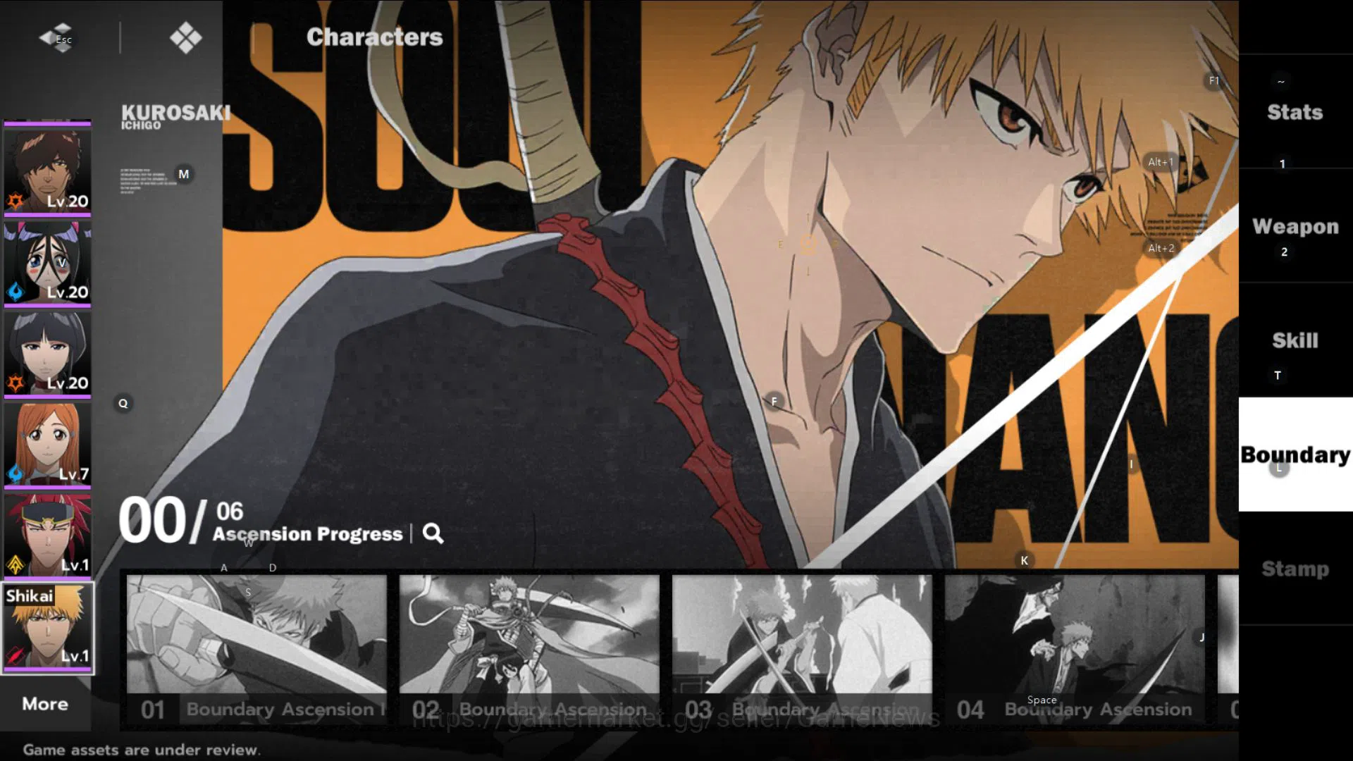 BLEACH: Soul Resonance Accounts [Nuverse SEA Server] Lv 18|3 SSR (Byakuya,Ichigo,S image 3