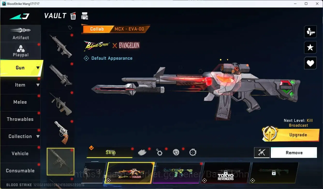 Blood Strike Accounts ASIA|Eternal Desert Eagle-Scorpius|Collab 3 7DS+1  image 14
