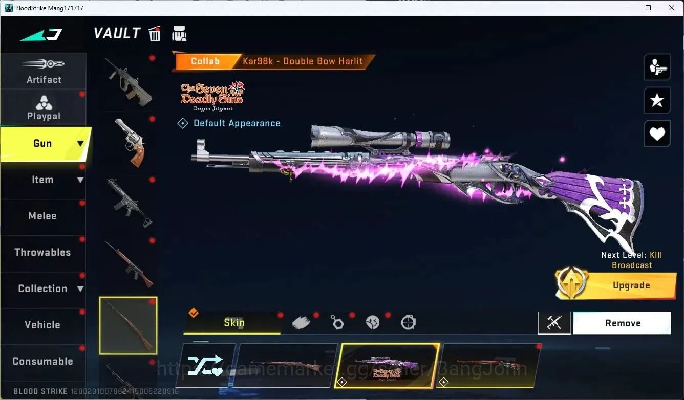 Blood Strike Accounts ASIA|Eternal Desert Eagle-Scorpius|Collab 3 7DS+1  image 15
