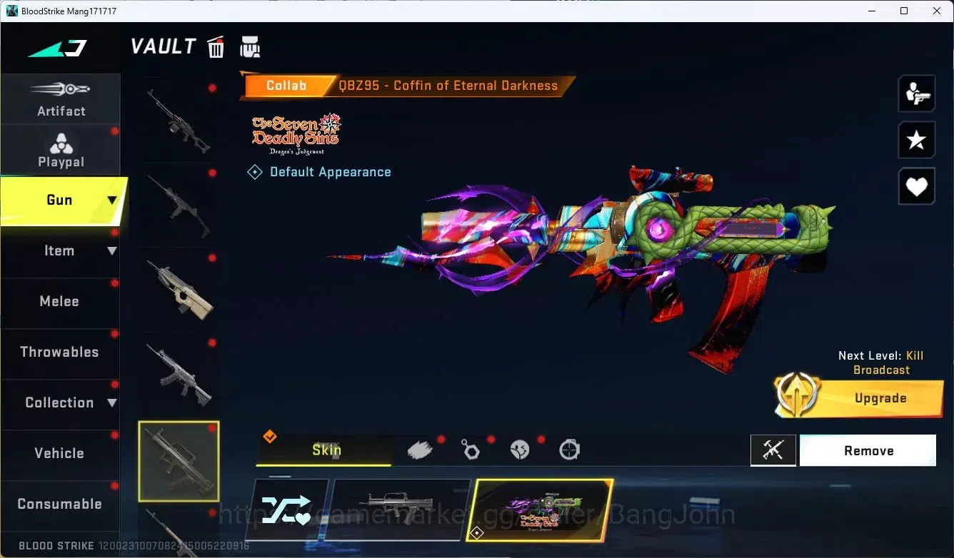 Blood Strike Accounts ASIA|Eternal Desert Eagle-Scorpius|Collab 3 7DS+1  image 17