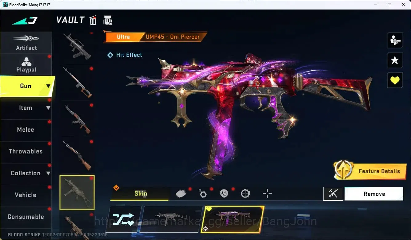 Blood Strike Accounts ASIA|Eternal Desert Eagle-Scorpius|Collab 3 7DS+1  image 19