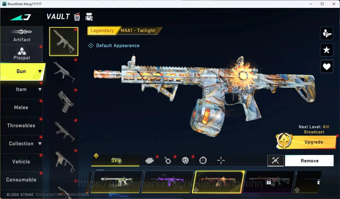 Blood Strike Accounts ASIA|Eternal Desert Eagle-Scorpius|Collab 3 7DS+1  image 3