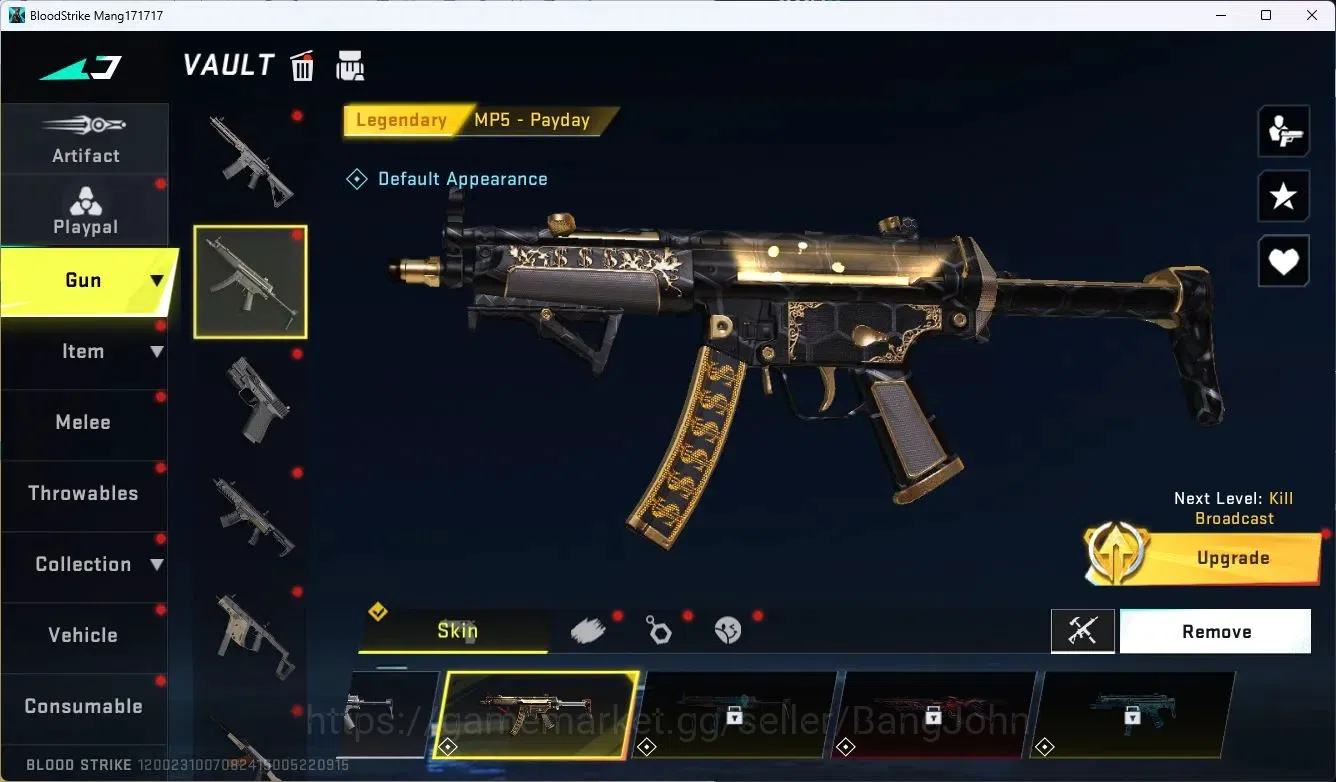 Blood Strike Accounts ASIA|Eternal Desert Eagle-Scorpius|Collab 3 7DS+1  image 4