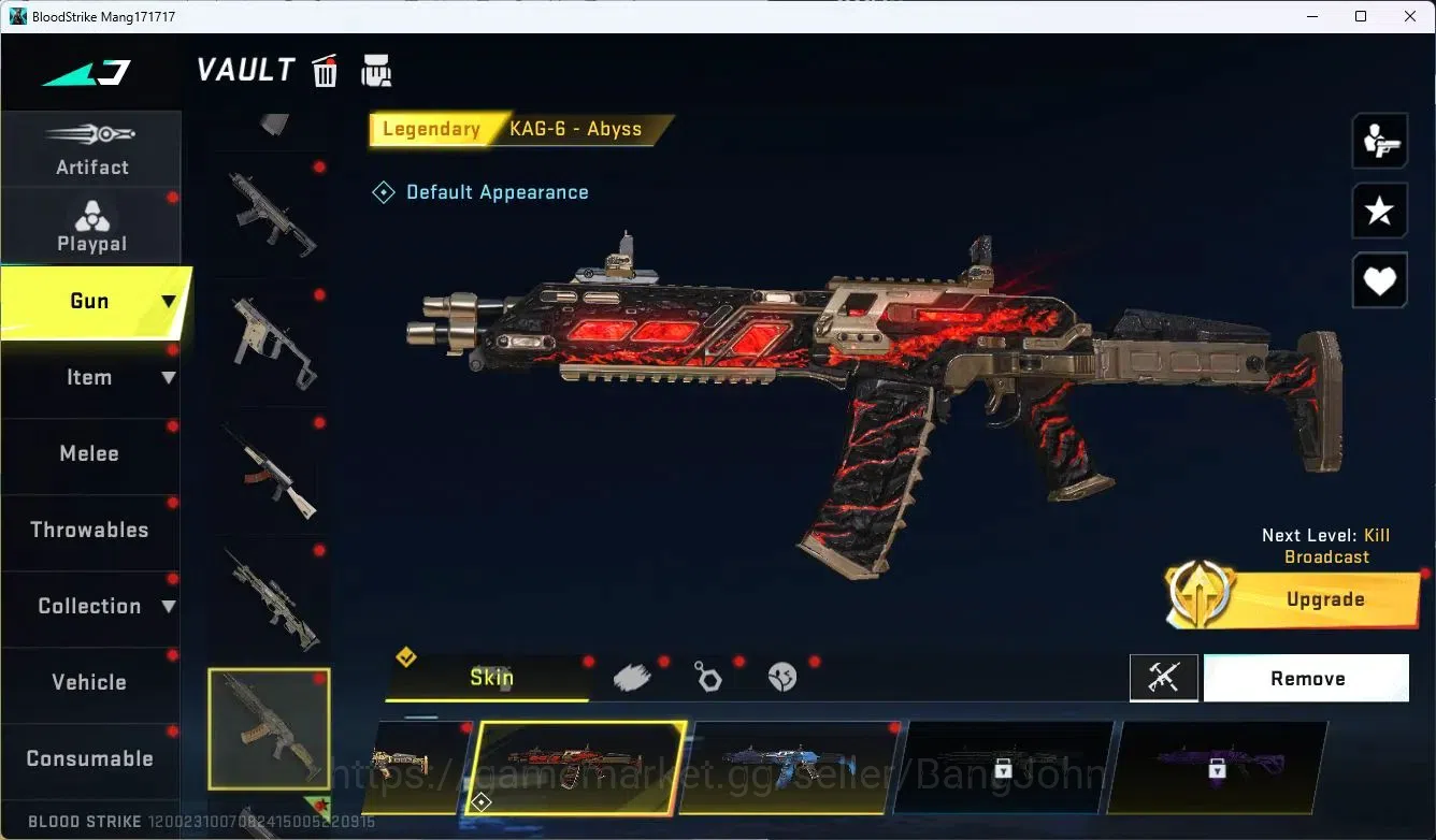 Blood Strike Accounts ASIA|Eternal Desert Eagle-Scorpius|Collab 3 7DS+1  image 7