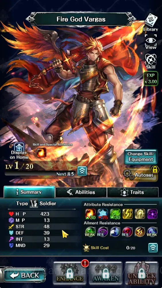 Last Cloudia Accounts GLOBAL|Rank 7|3k Crystal|Collab Brave Frontier (Fi image 3