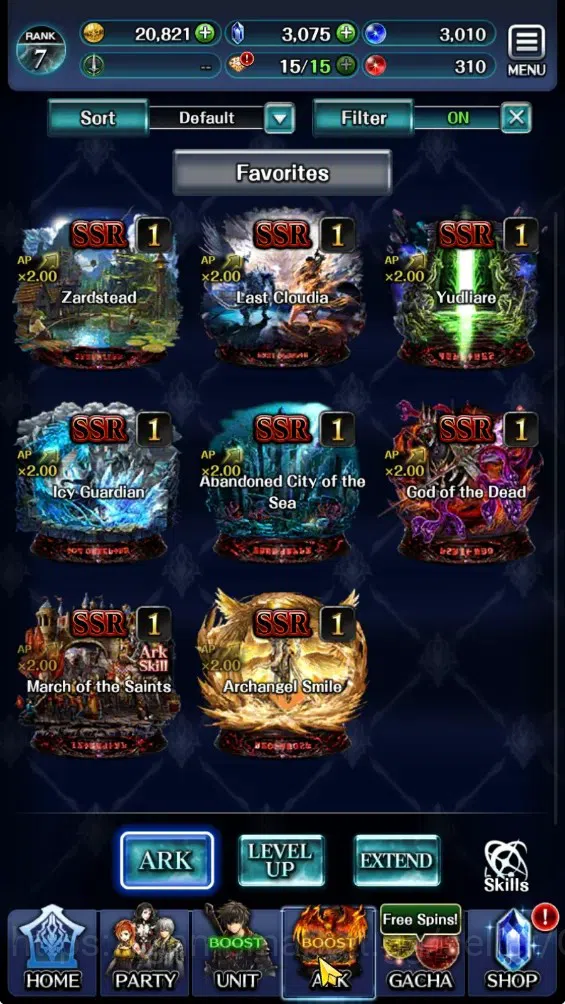 Last Cloudia Accounts GLOBAL|Rank 7|3k Crystal|Collab Brave Frontier (Fi image 5