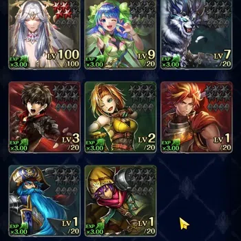Last Cloudia Mid‑Game GLOBAL|Rank 7|3k Crystal|Collab Brave Frontier (Fi image 1