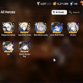 Epic Seven Accounts High-End GLOBAL Verif|New Era|7 ML(Zio,E Ilynav,NM Luna,LS Krau,Etc)+Aube,Setsuka,Saria,Yulha,Etc|Poh