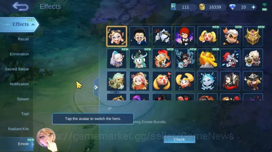 Mobile Legends: Bang Bang Accounts Hero 113|Skin 173|High Immo 124|CC Nata,Annual Les image 15