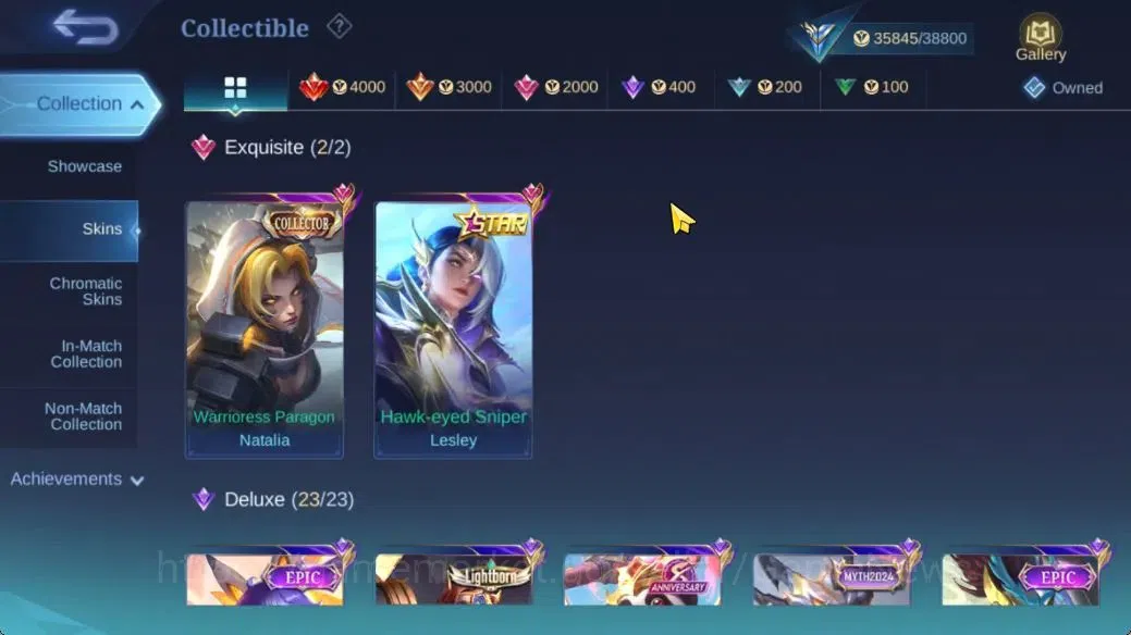 Mobile Legends: Bang Bang Accounts Hero 113|Skin 173|High Immo 124|CC Nata,Annual Les image 5