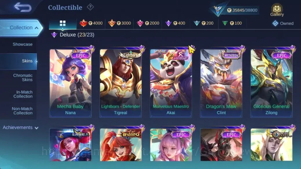 Mobile Legends: Bang Bang Accounts Hero 113|Skin 173|High Immo 124|CC Nata,Annual Les image 6