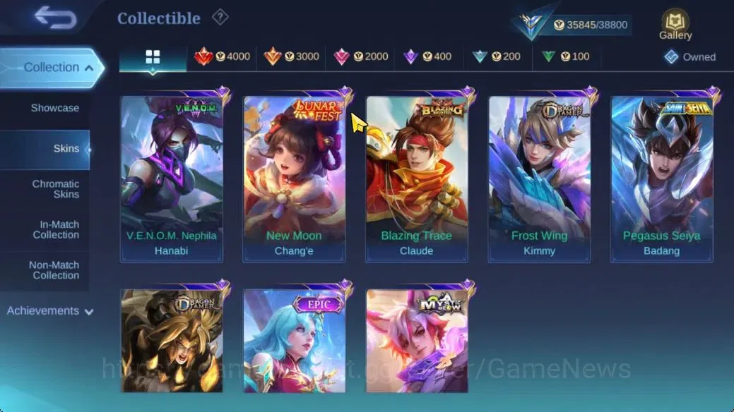 Mobile Legends: Bang Bang Accounts Hero 113|Skin 173|High Immo 124|CC Nata,Annual Les image 9