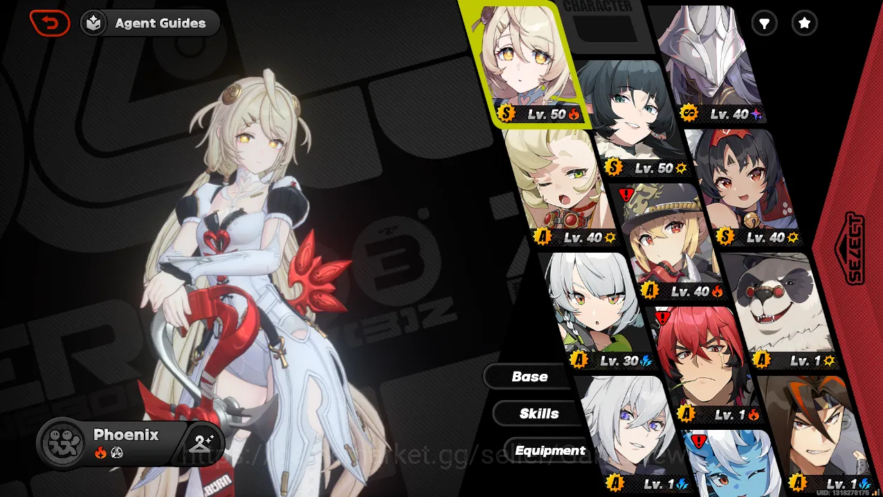 Zenless Zone Zero Accounts Mid-Game Asia |IK 44|3 Limited (Phoenix Reffaella +Sign, Jane Doe +Sign, Pyrois) +Std Nekoyama 1
