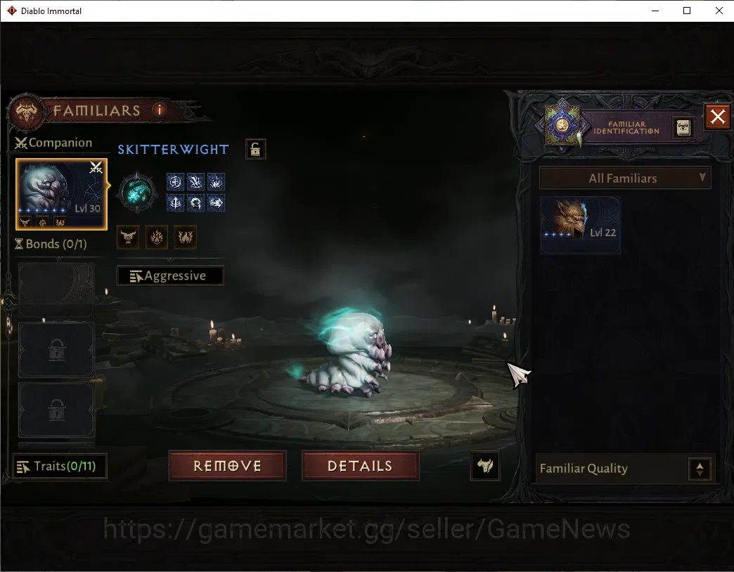 Diablo Immortal Accounts SEA - verathiel|CS ON|Lv60(844)|Wizard|CR 40k|Reso image 14