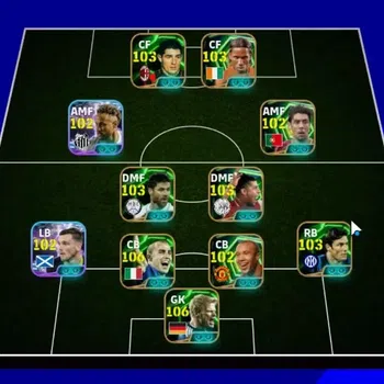 eFootball Accounts Legends & Iconic Players Android|16 Epic Fabio Cannavaro,Oliver kahn,Didier Drogba,Xabi Alonso,Daniele