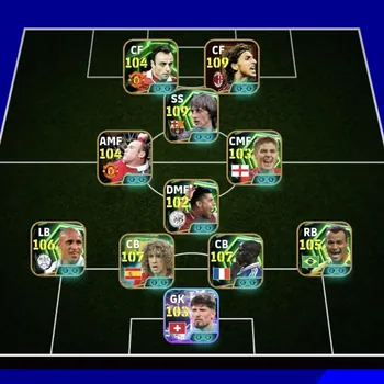 eFootball Accounts Mid-Tier =\[ Collective 3244+ \]= | Ibrahimovic 109 | Cruyff 109 | Thuram 107 | Puyol 107 | Cafu 105