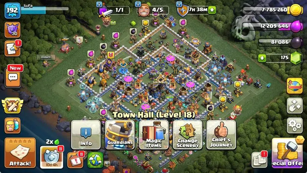 Clash of Clans Accounts Global |TH 18-BH 10|LVL 101|AQ 56 ,MP 40 ,GW 48 ,R image 2