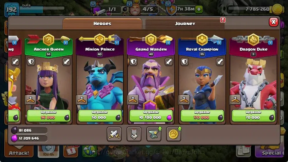 Clash of Clans Accounts Global |TH 18-BH 10|LVL 101|AQ 56 ,MP 40 ,GW 48 ,R image 7