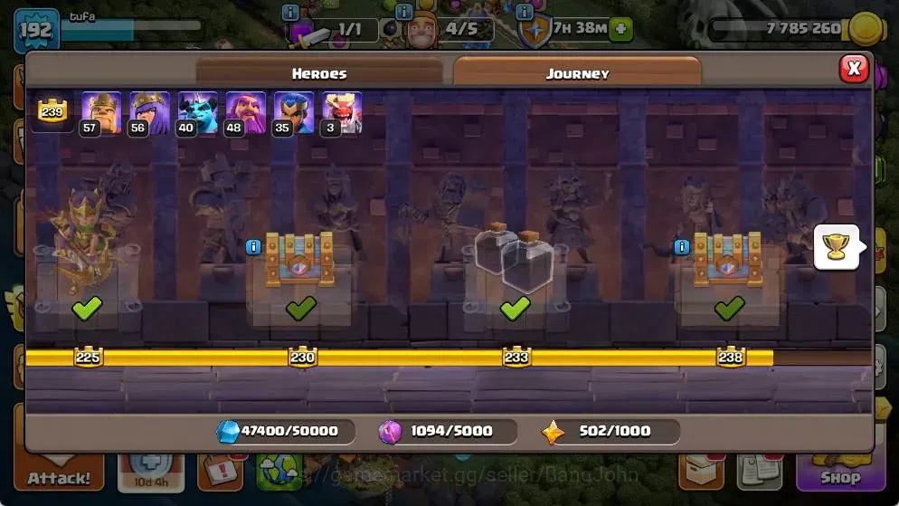 Clash of Clans Accounts Global |TH 18-BH 10|LVL 101|AQ 56 ,MP 40 ,GW 48 ,R image 8