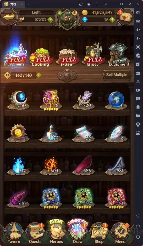 Buy The Seven Deadly Sins: Grand Cross Accounts - ASIA | 2M