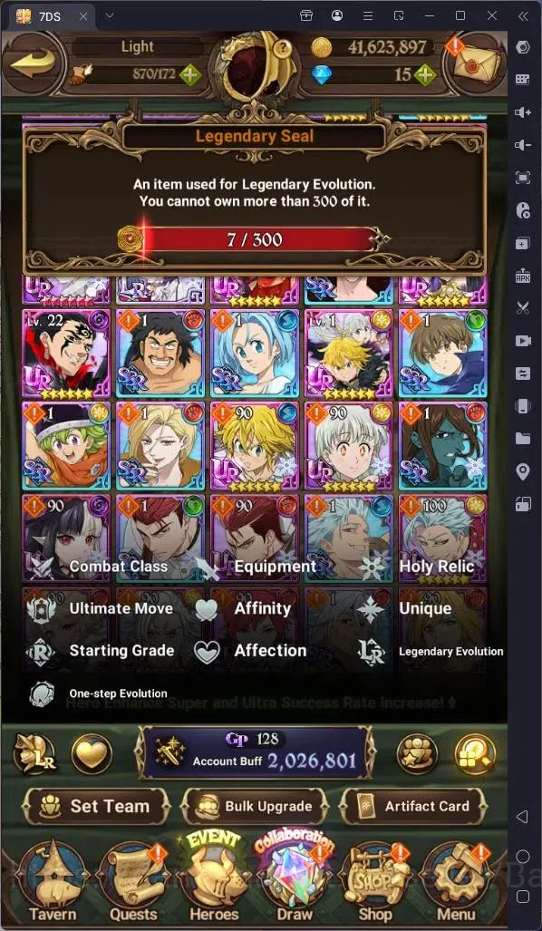 Buy The Seven Deadly Sins: Grand Cross Accounts - ASIA | 2M