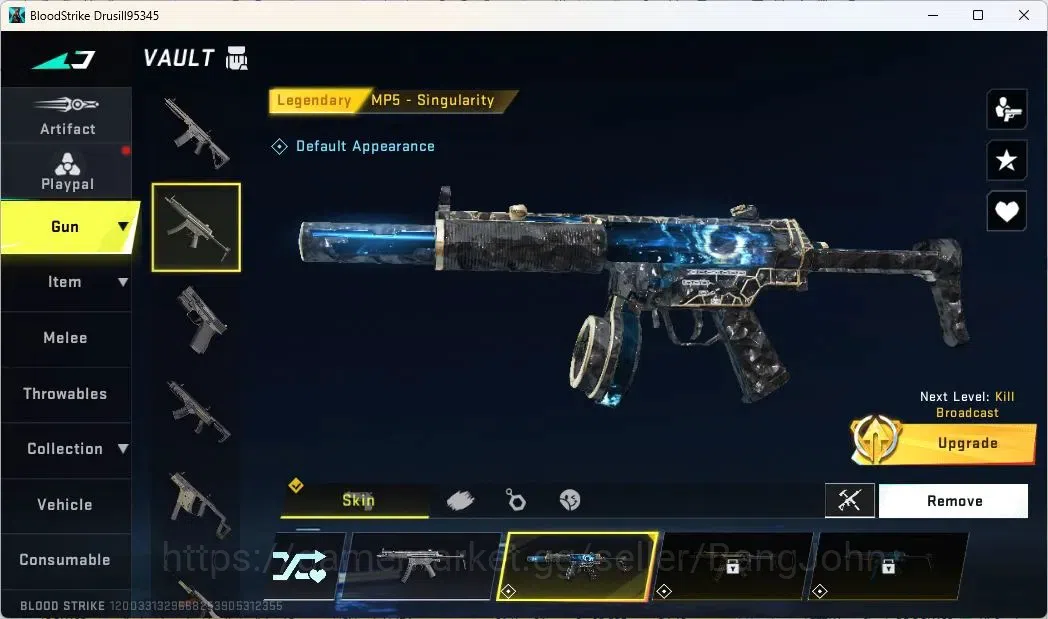 Blood Strike Accounts ASIA | AOT KAG-6|Eternal ETHAN|4 Legendary Guns|1  image 4