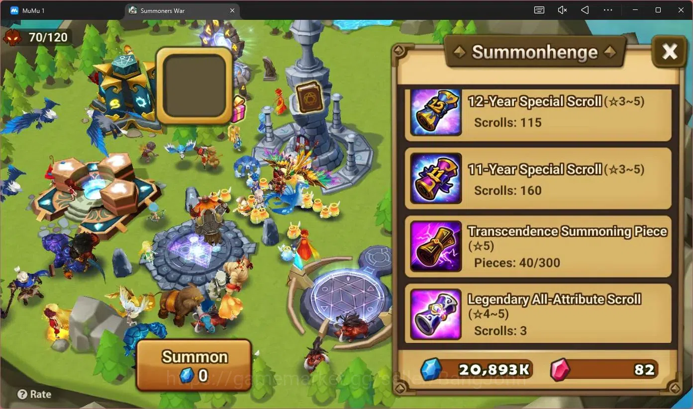 Summoners War: Sky Arena Accounts GLOBAL | NB 5 TESHAR,Starter Gacha 115 12Y+160 11Y image 3