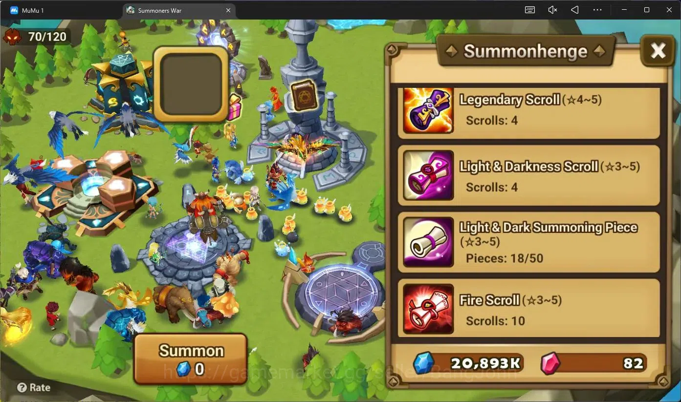 Summoners War: Sky Arena Accounts GLOBAL | NB 5 TESHAR,Starter Gacha 115 12Y+160 11Y image 4