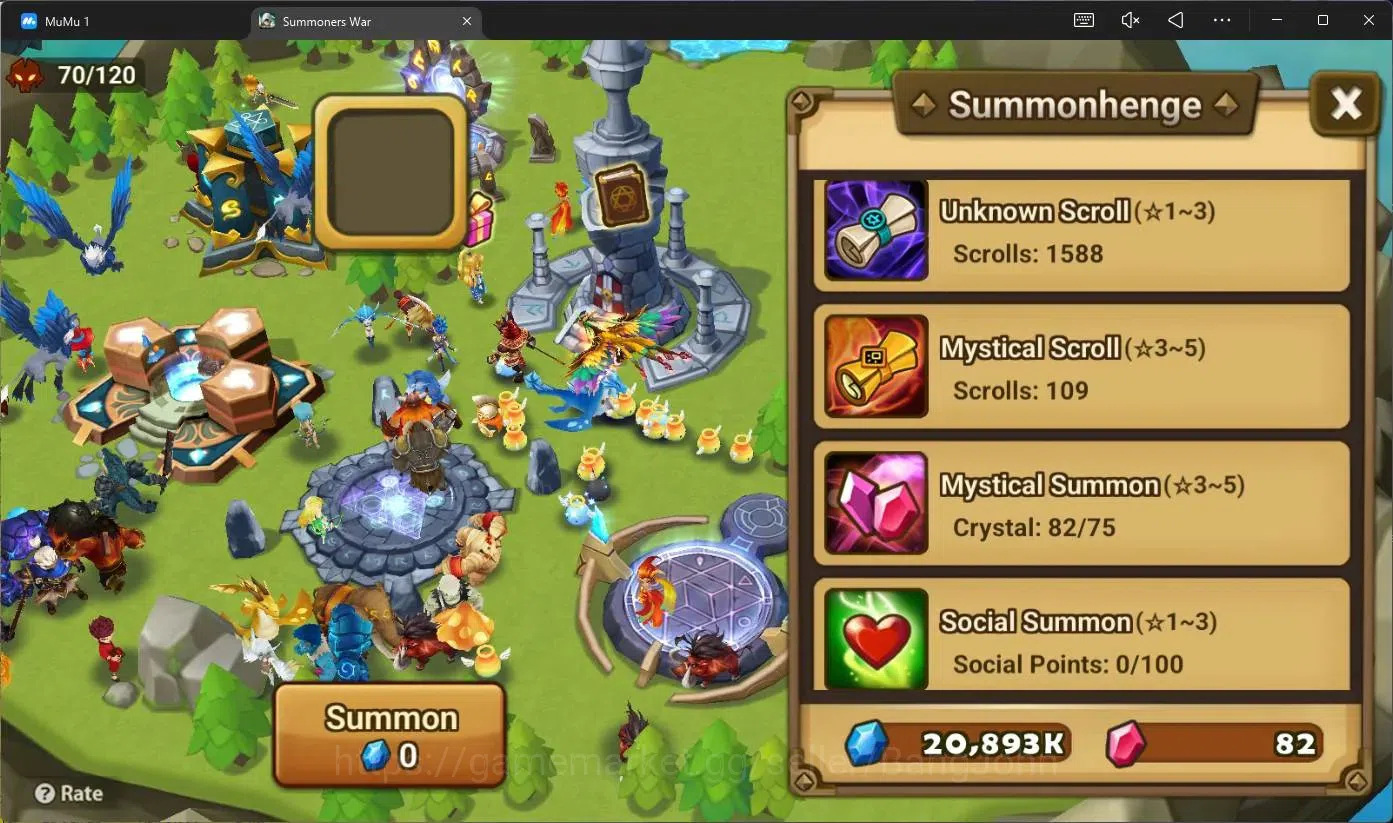 Summoners War: Sky Arena Accounts GLOBAL | NB 5 TESHAR,Starter Gacha 115 12Y+160 11Y image 5