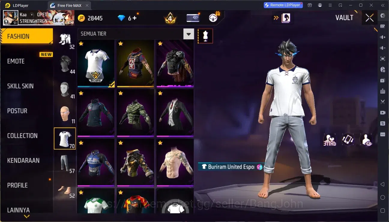 Free Fire Accounts Indonesia | 2 EVO (M1014 Scorpio Shatter Lv8, M60 image 14