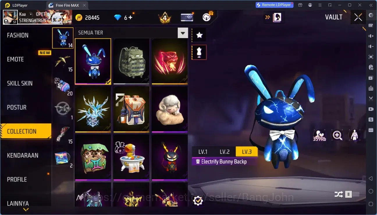 Free Fire Accounts Indonesia | 2 EVO (M1014 Scorpio Shatter Lv8, M60 image 17