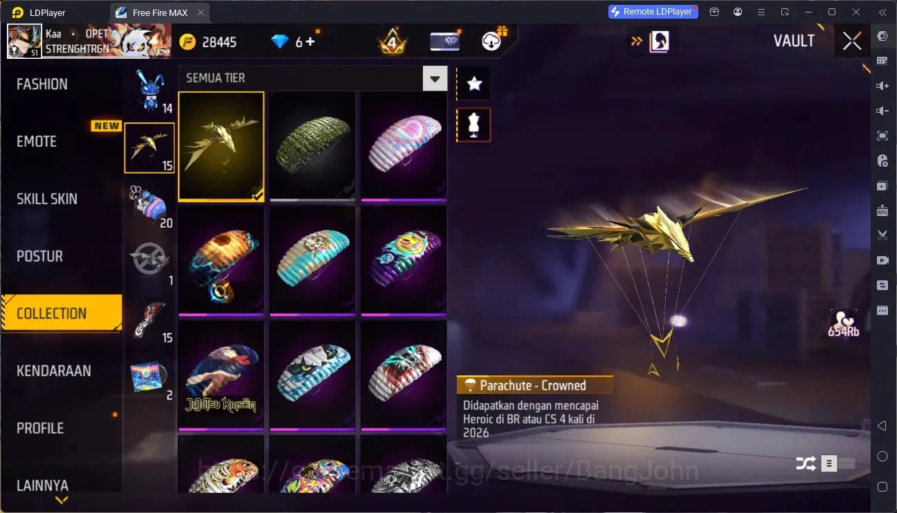 Free Fire Accounts Indonesia | 2 EVO (M1014 Scorpio Shatter Lv8, M60 image 18