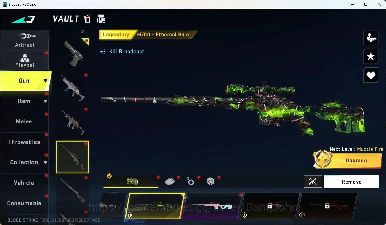 Blood Strike Accounts ASIA | ETERNAL: Desert Eagle-Scorpius|1 Collab Gun image 11